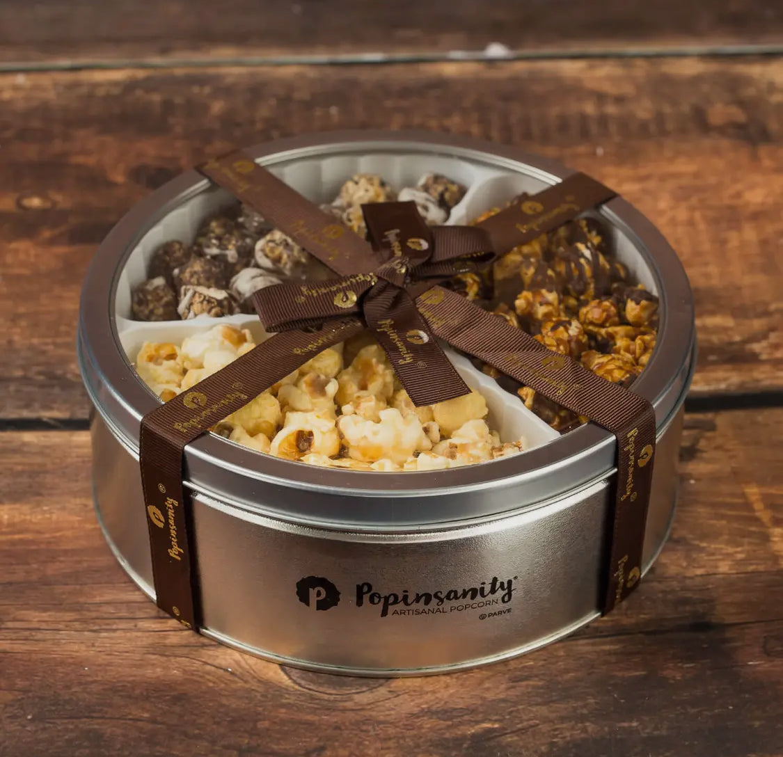 Gourmet Popcorn 3 Flavor Gift Tin