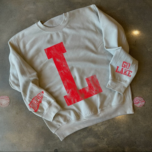 FUNDRAISER SILVER LAKE "L GO LAKE" FLEECE SWEATSHIRT