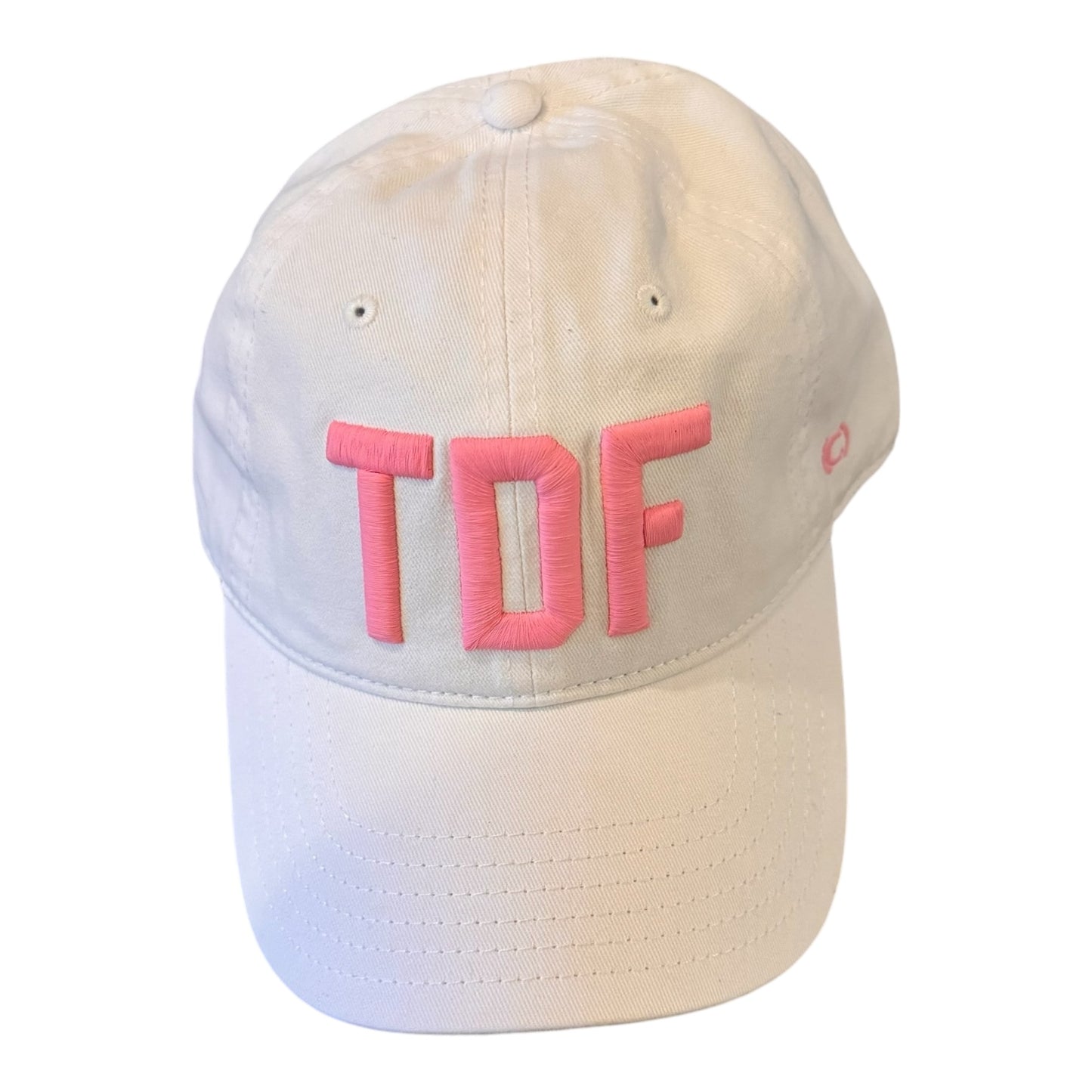 FUNDRAISER - THE DANCE FACTORY “TDF” 3D EMBROIDERED TWILL DAD HAT - BARBIE PINK