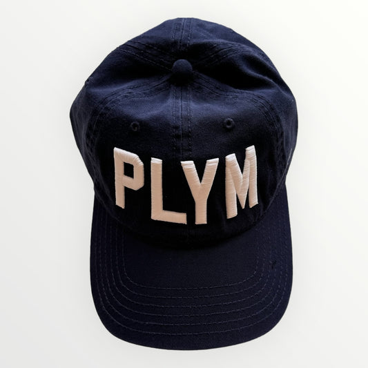 PLYMOUTH "PLYM" 3D EMBROIDERED COTTON TWILL DAD HAT